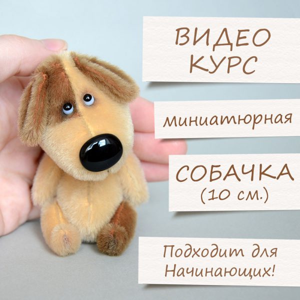 Видео-курс Светланы Стахеевой "10 см счастья - Шьем миниатюрную собачку"